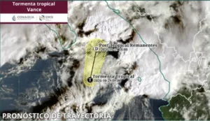 Vance afectará con intensas lluvias a Sinaloa, Nayarit y Jalisco.
