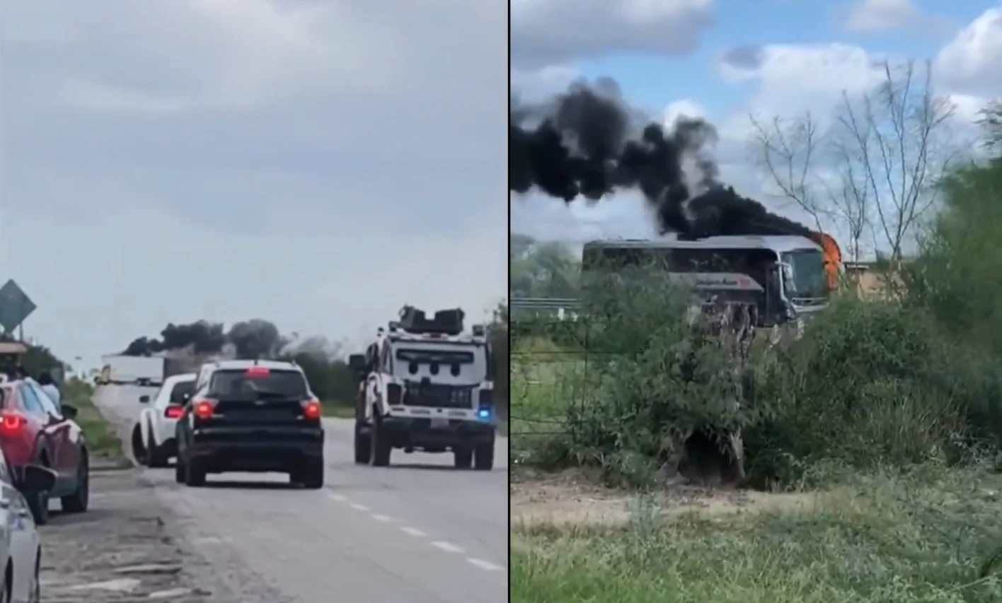 Reportan bloqueos en Matamoros y Río Bravo.