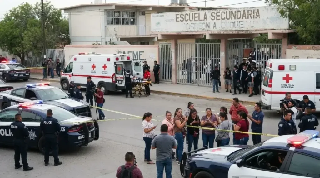 Ataque armado en secundaria de Torreón.