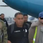 Miguel Ángel Solano Ruiz tras ser capturado.