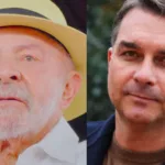 Lulua da Silva y Flávio Bolsonaro.